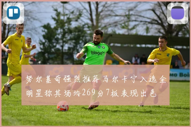 努尔基奇强烈推荐马尔卡宁入选全明星称其场均269分7板表现出色